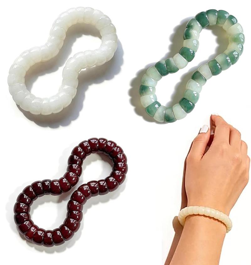 Fidget Bracelet, Fidget Bracelet for Women, Bodhi Bracelet Anxiety Relief Tool, Discreet Sensory Jewelry for Stress Management, Focus Enhancement During Work and Commutest