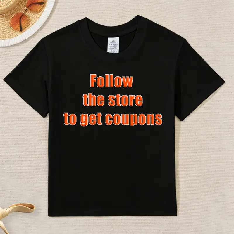 Boys' Cotton Fitted Round Crew Neck Short-Sleeve Casual T-Shirt - Machine Washable, Qualifying Spend Discounts, Local Fast Delivery (Follow for Coupons)