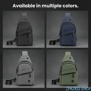 Small Sling Backpack Crossbody Bag for Men & Women, Lightweight Chest Daypack with Adjustable Strap, Compact Hands Free Travel Hiking Bag for Walking Outdoor Sports Daily Carry Vacation