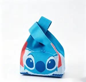 Disney Stitch Mickey Mouse and Donald Duck Canvas Tote Bag for Kids and Fans
