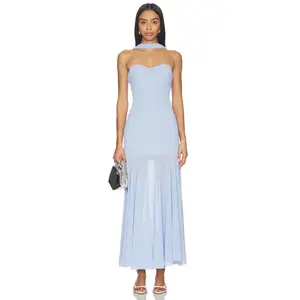 MORE TO COME Nicola Maxi Dress in Sky Blue