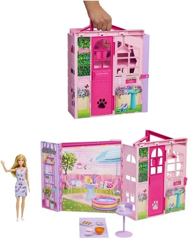Barbie Weekend Escape House Playset with Doll  [COLLECTIBLES] Paper Doll