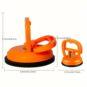 Portable Metal Suction Cups Car Dent Repair Tool Set (1 Large, 1 Small), No-Power-Required Car Bodywork Dent Removal Puller