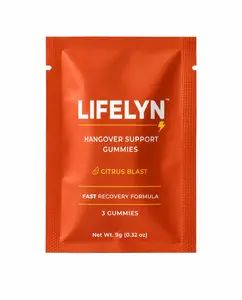 LIFELYN Hangover Support Gummies – Single Pack (3 Gummies)