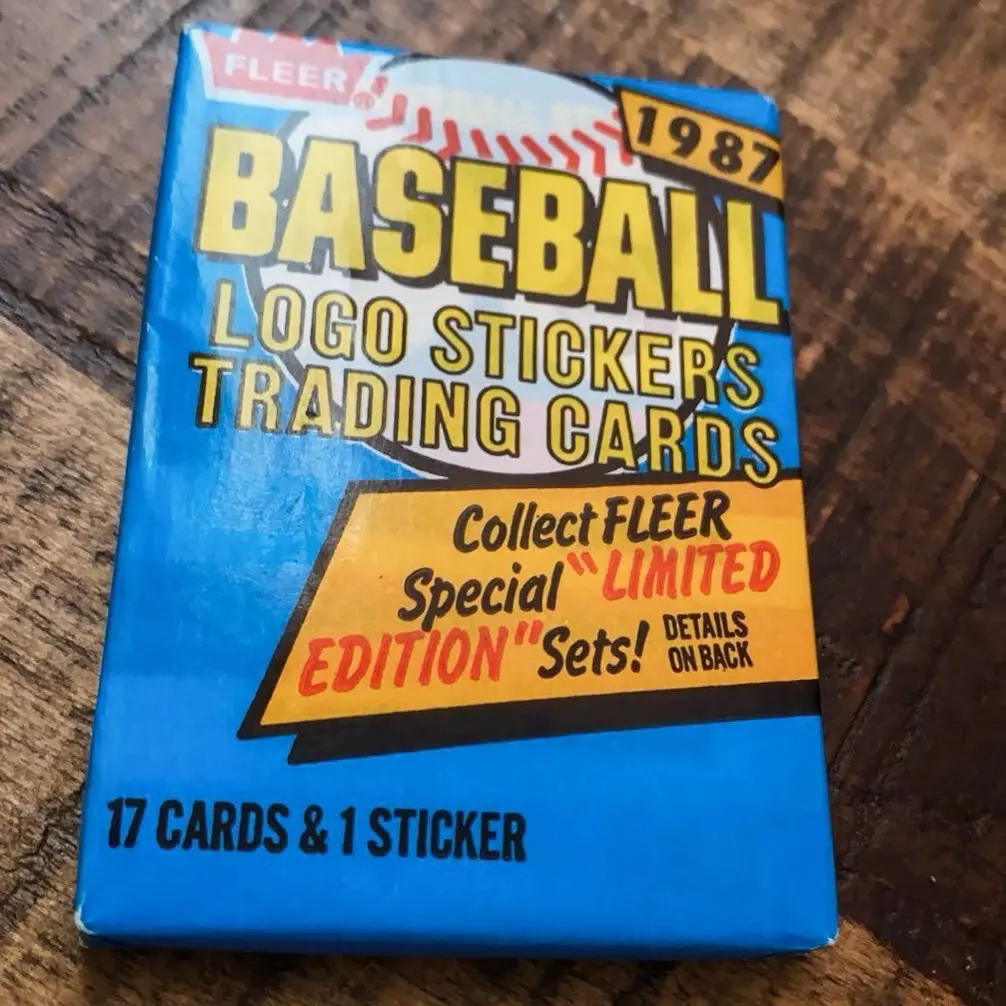 Fleer 1987 Baseball Logo Stickers Trading Cards (Sealed)