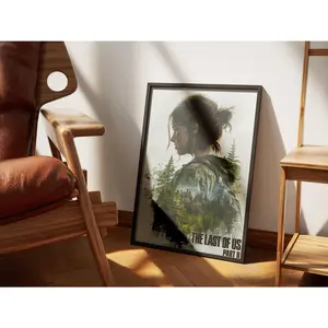 The Last of Us 2 Wall Art Poster, Ellie Portrait, The Last of Us Unframe Poster