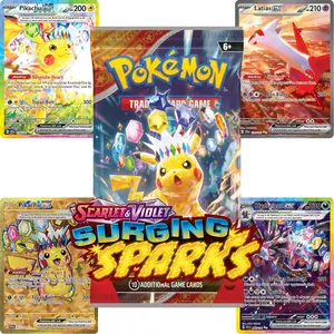 Pokemon Scarlet & Violet Surging Sparks Booster Pack TCG Card (English)