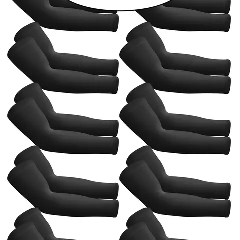 10 Pairs/1pair Sun Protection Sleeves for Men Women, Cool Compression Ice Sleeves, Cooling Protective Sleeves for Sports Training Tattoo Sleeves, Sports Arm Sleeve, Cooling Arm Sleeves