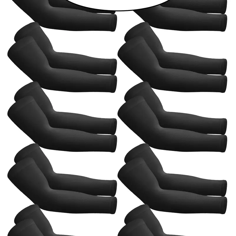 10 Pairs/1pair Sun Protection Sleeves for Men Women, Cool Compression Ice Sleeves, Cooling Protective Sleeves for Sports Training Tattoo Sleeves, Sports Arm Sleeve, Cooling Arm Sleeves