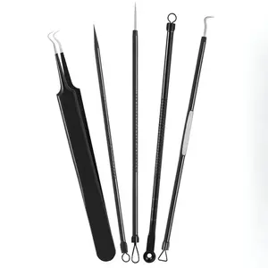 Blackhead Remover Tools Pimple Popper Tool Kit, Comedones Extractor Acne Removal Kit for Blemish, Black Head Remover for face Risk Free Treatment for Whitehead Popping