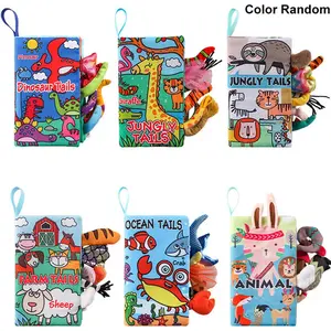 Baby toy, Baby Soft Cloth Book, Busy Books, Toddler Busy Book, High Contrast Colorful Fabric, Sandpaper Sound, Baby Essentials, Travel Sensory Toy, Best Baptism Gift