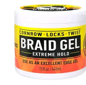 AllDay Braid Gel 15 oz - Extreme Hold Haircare Gel for Styling and Volume