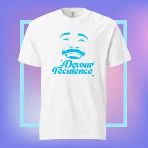 Severance - Devour Feculence - Mr. Milchick - Unisex garment-dyed heavyweight t-shirt