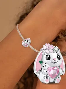 Cartoon Themed Beads, Cute Animal Design Beads, DIY Jewelry Making Kit for Bracelet & Necklace, Fashion Accessories for Women & Girls, Beads Charms Accessories, Diy With Charms, DIY Jewelry Decoration
