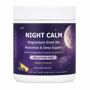 NIGHT CALM Magnesium Drink Mix | Melatonin-Free Relaxation & Sleep Support | Blueberry Lemonade*