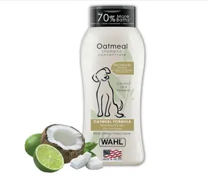 USA Dry Skin & Itch Relief Pet Shampoo for Dogs – Oatmeal Formula with Coconut Lime Verbena & Pet Friendly Formula, 24 Oz - Model 820004A