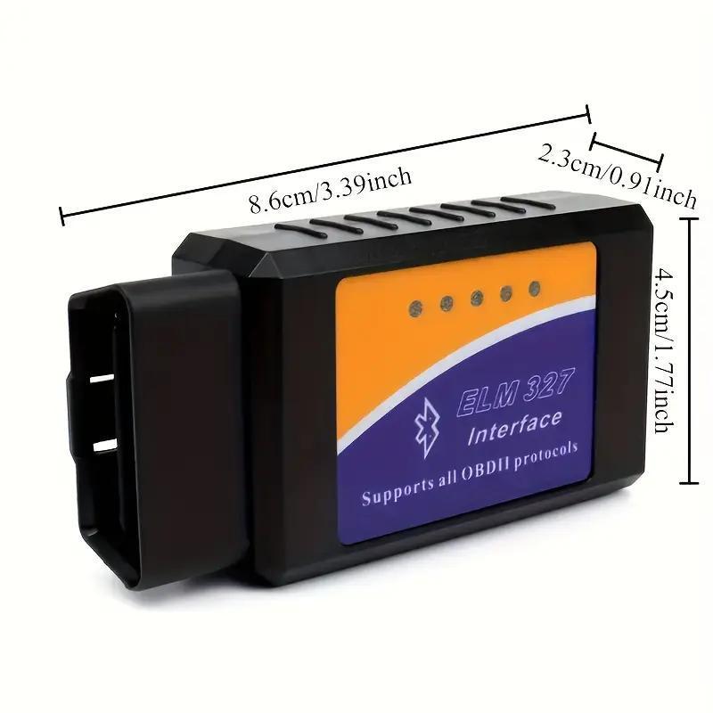 CarPal OBD2 Scanner Bluetooth Automotive Diagnostic Tool, All System Code Reader for iOS & Android, Vehicle Health Check, Smog Check, 6 Maintenance Services & Performance Test