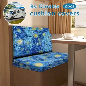 RV Dinette Cushion Covers, Stretchy 4-Piece Set (2 Backrest + 2 Bench), Washable Slipcovers for Camper & Travel Trailer Couches #TikTokShopBlackFriday