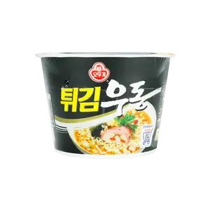 OTTOGI Korean Tempura Udon Noodle Soup Bowl 110g - Authentic Flavor, Quick Meal