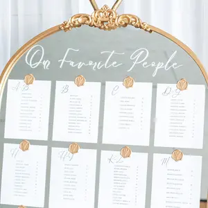 Vinyl Decal for Wedding Seating Chart | DIY Wedding Decorations
