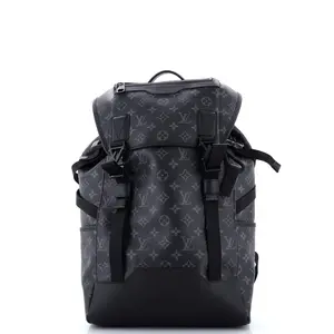 Pre-owned Louis Vuitton Canvas Coated Backpacks Getaway Backpack Monogram Eclipse Canvas by Rebag