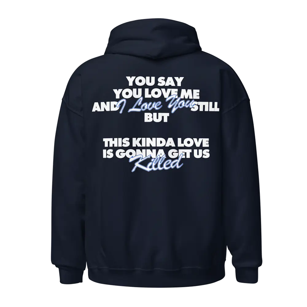 Remember When Navy Blue Lyric Hoodie