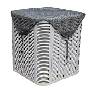 Outdoor air conditioning cover, central air conditioning cover, top universal mesh cover protector for all seasons  Metal 71*71Cm