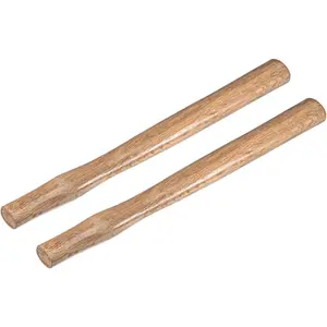 15 Inch Replacement Wooden Hammer Handle, Oval Eye Fits 2 to 4 Lb Hammers, 2 Pack
