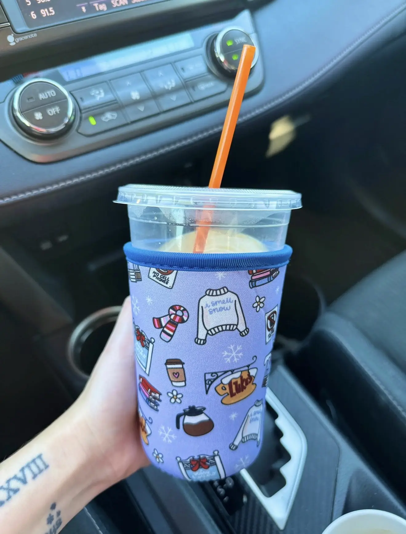 Gilmore Coffee Sleeve, Reuseable Coffee Sleeve, Neoprene Coffee Sleeve