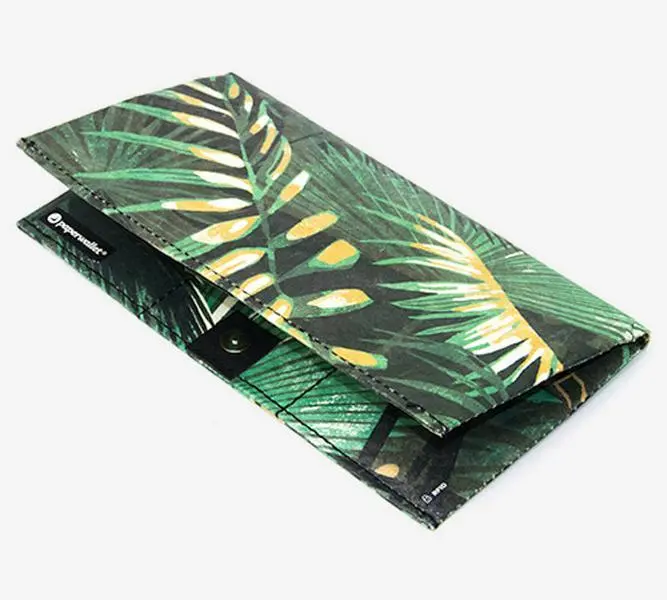 Botanic Tyvek® Clutch Wallet - Slim Unisex Design with 3 Card Slots & 2 Cash Compartments - Modern Minimalist Accessory for Men & Women