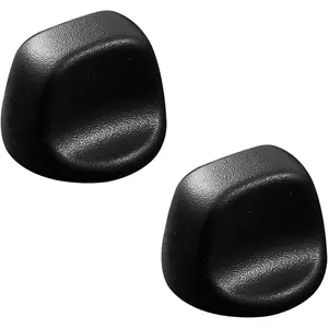 2 count Upgraded S99360232 Range Hood Knob Replacement for Broan Range  S600348 Black Fan and Light Knobs Broan Range Hood  Plastic Control Knobs Nutone Range Vent Hood Knobs