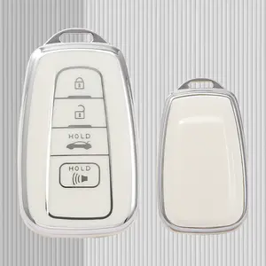 TPU Car Remote Key Case Cover Shell Fob Car Key Accessory For Toyota Prius Camry Corolla CHR C-HR RAV4 Land Cruiser Prado Protector Accessories