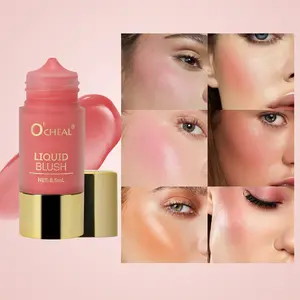 Pressed Liquid Blush Matte Natural Brightening and Coloring Makeup Cosmetic
