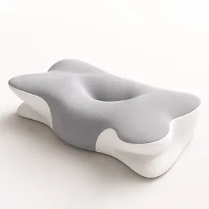 Memory Foam Cervical Pillow for Neck Support, Ergonomic Slow Rebound Pillow for Deep Sleep & Shoulder Comfort hotel collection standard