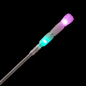 flowtoys composite contact flowstaff w/ 4x capsule 2.0 :: incredible LED contact staff w/ lifetime warranty
