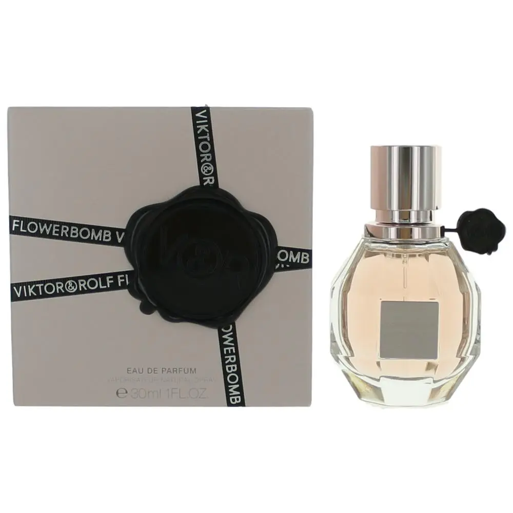 Viktor & Rolf Flowerbomb Women's Eau De Parfum Spray - 1oz Container, Clean Girl Perfume, Smelling Good, Non-Aerosol Fragrance, Dreamy Floral Musk