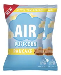 Like Air Puffcorn Pancake Flavored - 2 4oz Bags - Gluten Free - Non-GMO Corn - 50 Calories Per Cup - Better Than Popcorn
