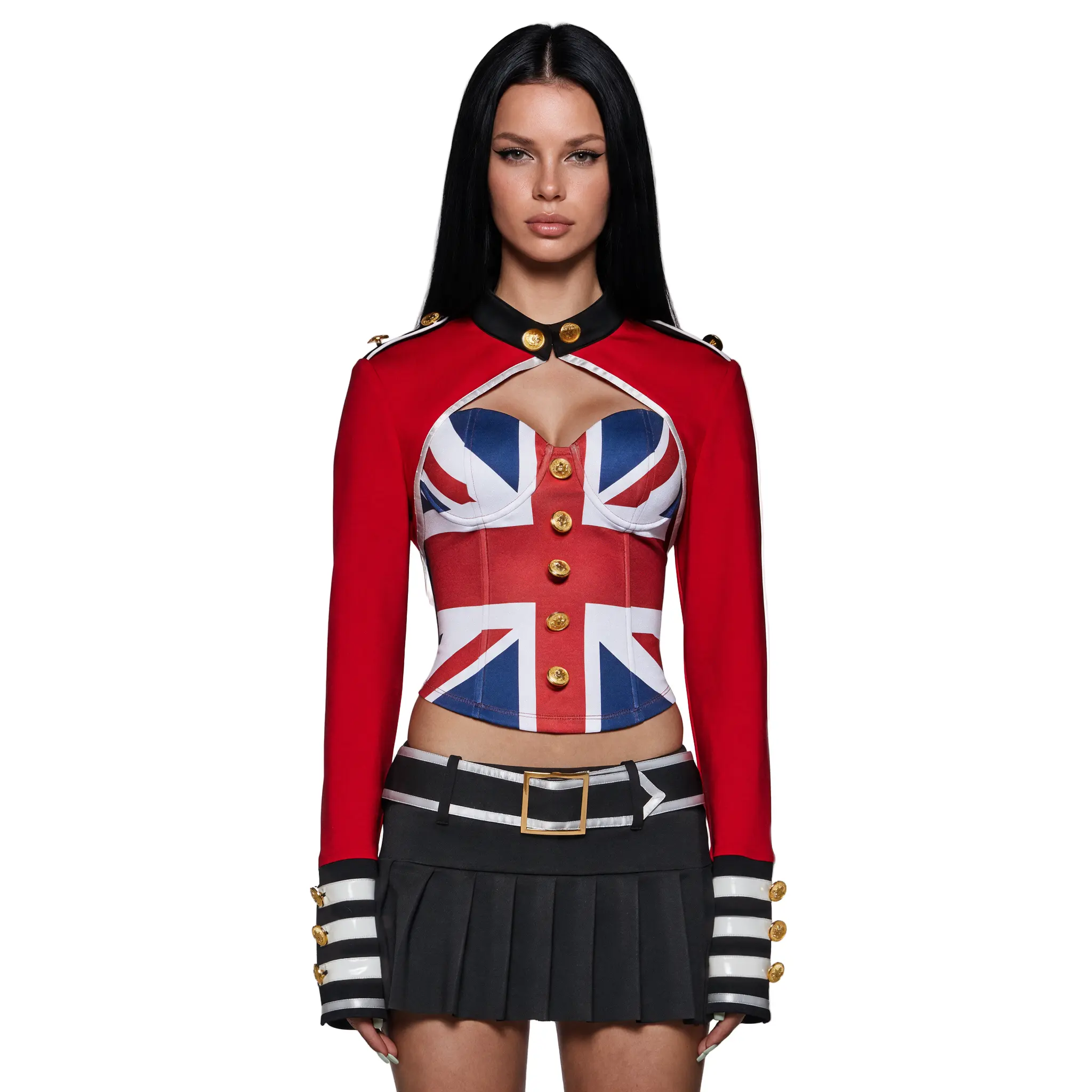 Queen's Guard Corset Costume