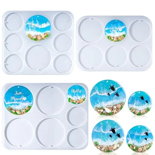 Round Keychain Molds