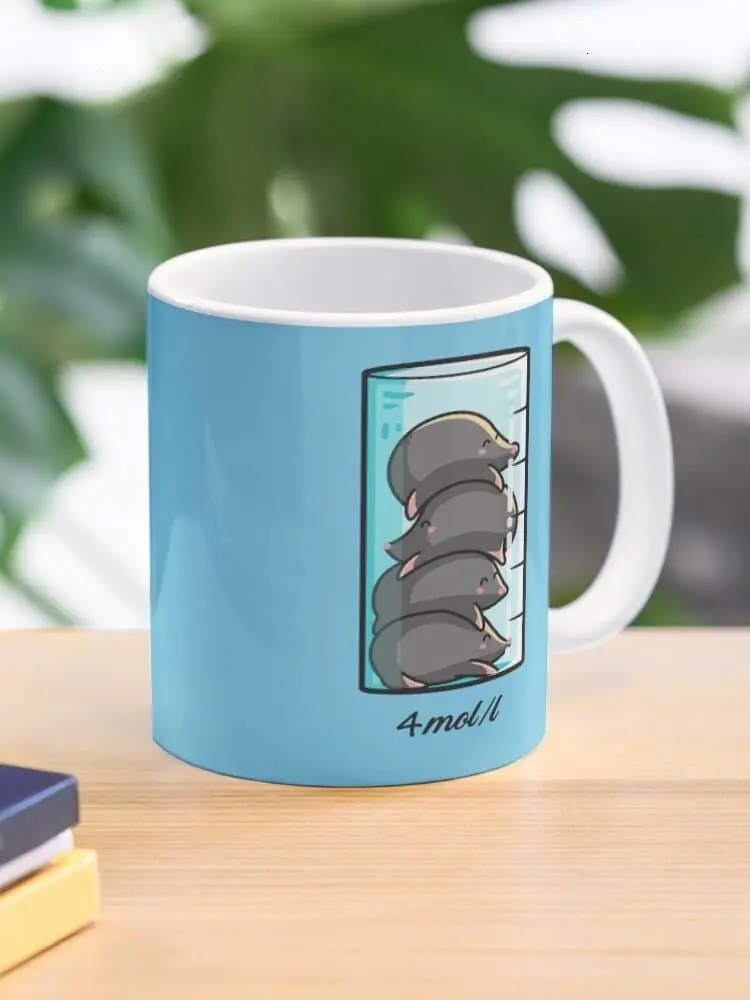 4 Moles Per Litre Chemistry Science Joke Coffee Mug