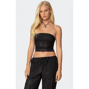 Edikted Women's Lemon Lacey Cotton Corset