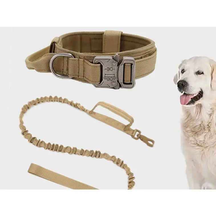 Strong and firm bolt dog collar large dog collar collar medium neck collar ferocious dog neck cover outdoor sports dog walking leash