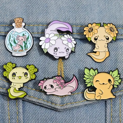 Cute Cartoon Animal Design Brooch, Fashion Alloy Badge for Daily Clothing Decor, Trendy All-match & Exquisite Brooch for Birthday Gift, Charms, Flower Brooch Pin, Lapel Pins, Brooch Set