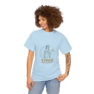 Virgo 'Perfectly Built' Zodiac T-Shirt — Astrology Graphic Tee