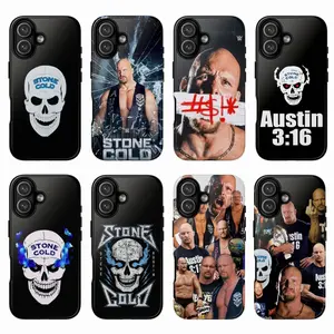 8 Styles Stone Cold WWE Phone Case, Austin 3:16 Phone Case, Wrestling Legend Case, Retro WWE Inspired Design, Gift for Fans, Trending 26 2