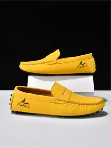 Women's Suede Loafers, Multi-Colors, Comfortable Driving Moccasins, Slip-On Casual Flats