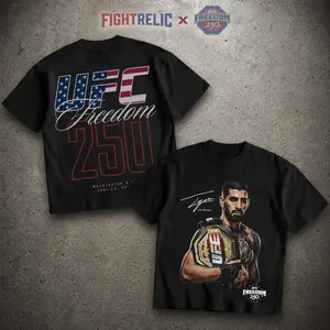 FIGHTRELIC UFC Freedom 250 Years Ilia Topuria Years Men's Shirt, UFC Fighters Tshirt MMA Fan, UFC MMA Shirt, UFC Champions Sports Shirt wash, Gift for Him Gift For Her, Made In USA.