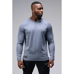 GTS Fitted Henley Long Sleeve