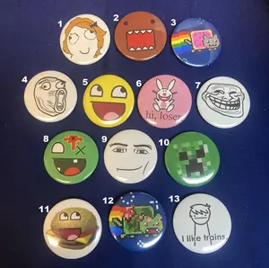 2010s Memes Pin Buttons Bringing Back The Cringe, Chaos, And Classic Internet Energy We All Secretly Miss From The Golden Age Of Meme Culture, Pins For Backpack, Backpack Accessories!