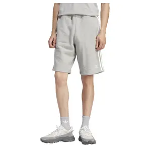 adidas Mens Originals Striped Drawstring Shorts Athletic Casual Drawstring - Grey